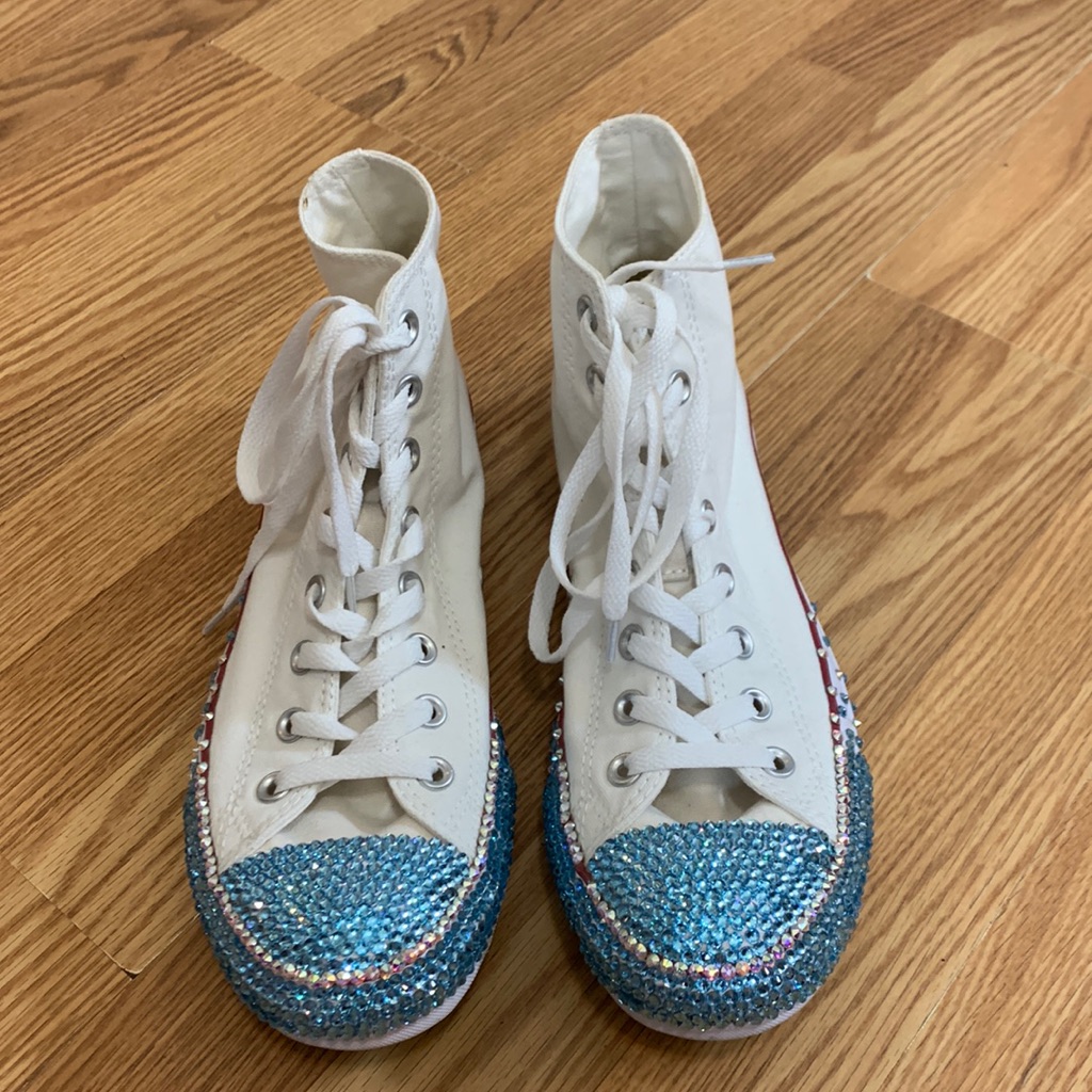 Converse All Stars Custom Made Size Mens 85 Womans 105 Converse All Stars Custom Made Size Mens 85 Womans 105